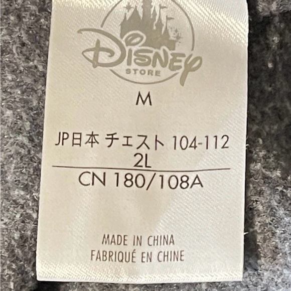 Disney Jack Skellington Hoodie Zip Up Goth Nightmare Before Christmas Medium - Picture 7 of 10